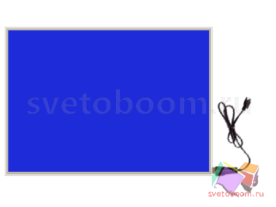 Лист светобумаги А3 (42 x 29.7 см) в ламинации, темно-синий