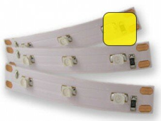 Светодиодная лента желтая 12В, IP20, SMD 3528, 50Hr